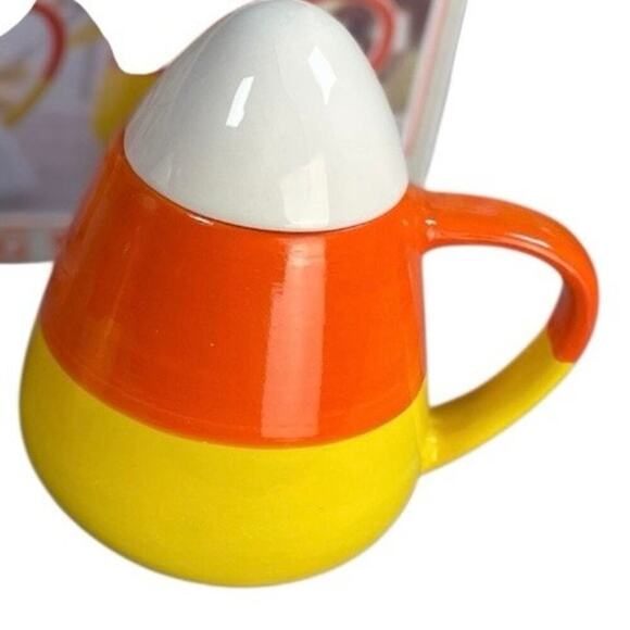 Mr. Halloween Candy Corn Ceramic Mug Set Of 2 - Picture 2 of 6
